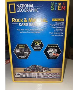 National Geographic Rock and Mineral Card Games