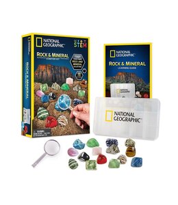 National Geographic Rock And Mineral 15 pc Starter Kit