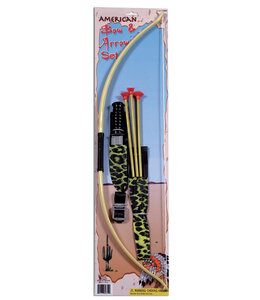 Forum Novelties 30 Inch Native American Bow & Arrow Set