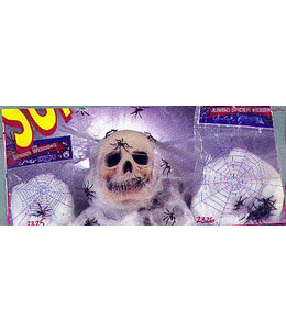 Rubies Costumes White Spider Web With 4 Plastic Spiders 20 Grams
