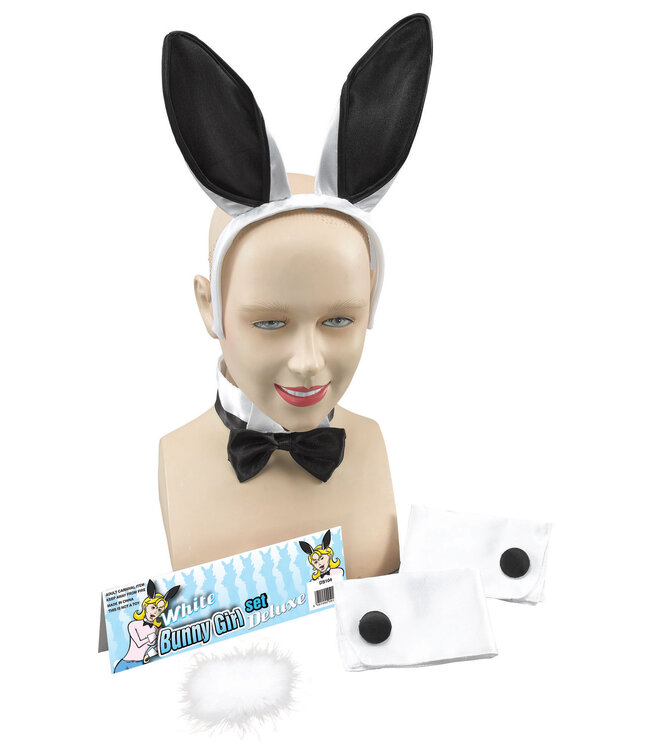 Rubies Costumes Bunny Girl Set-White/Black