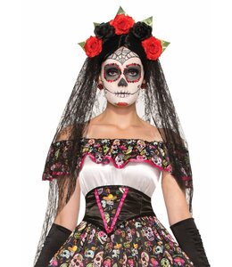 Rubies Costumes Day Of The Dead Veil