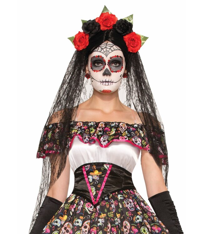 Rubies Costumes Day Of The Dead Veil
