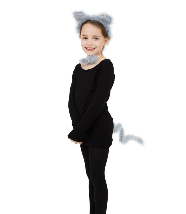Rubies Costumes Mouse Set (Grey) Marabou