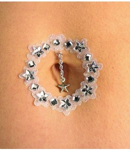 Rubies Costumes Star Belly Jewels - Silver
