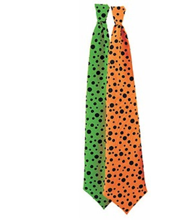 Rubies Costumes Tie - Long Neon Dotted