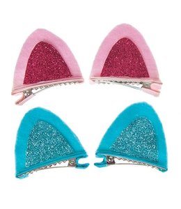 Great Pretenders Sparkly Kitty Clips