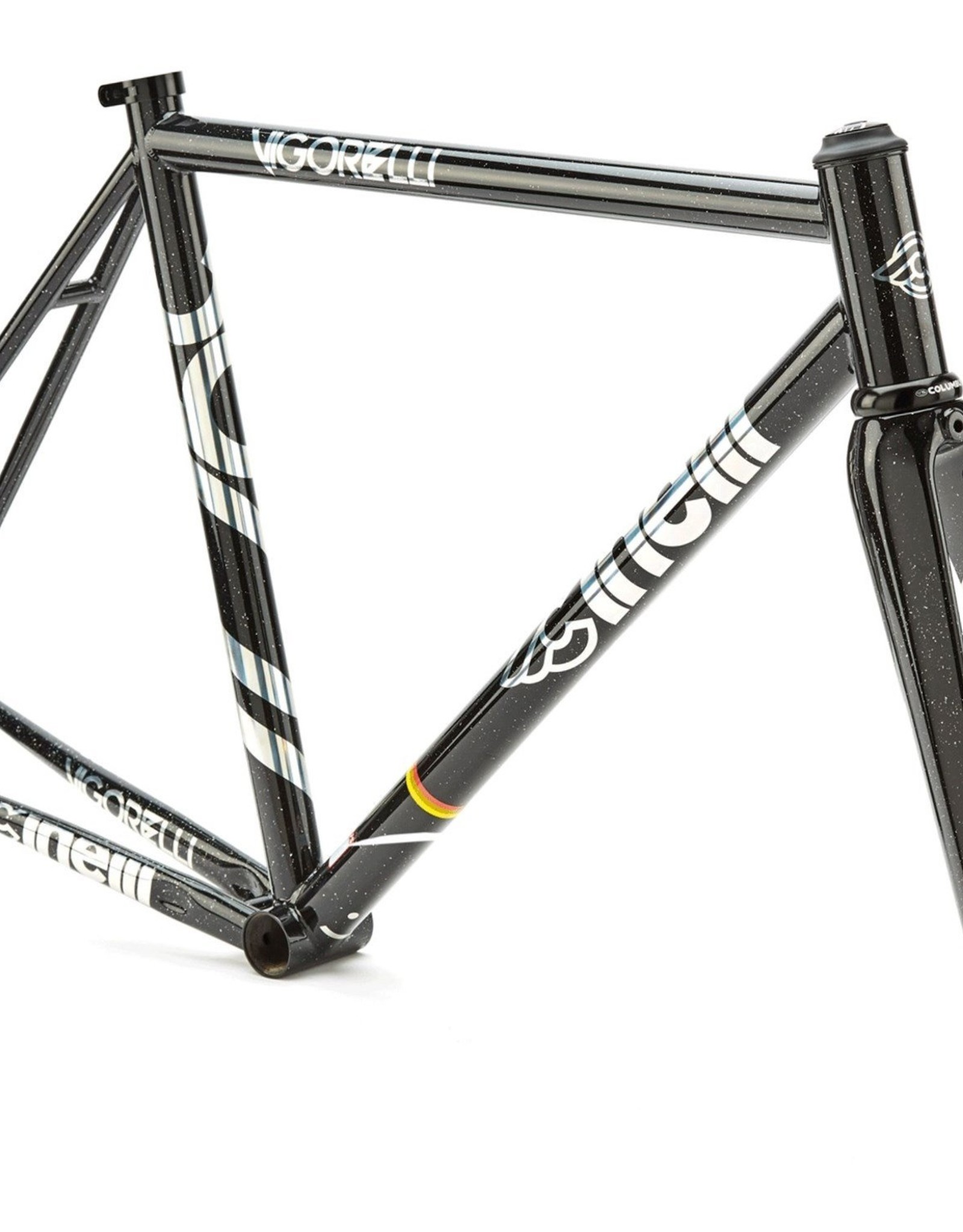 steel track bike frameset