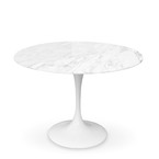 TRUMPET DINING TABLE ROUND AND MARBLE 39''