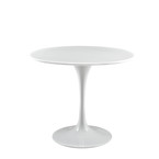 TRUMPET ROUND DINING TABLE WHITE AND ROUND 36"