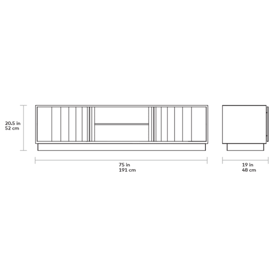 MEUBLE TV ELORA par Gus* Modern