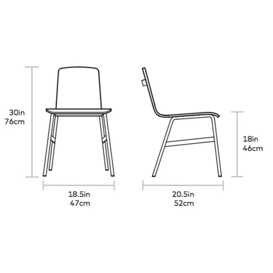 LECTURE WLANUT CHAIR by Gus* Modern