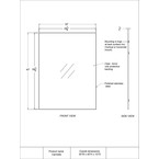 CARMELLE MIROR 30''x40''