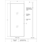 NORTHERN MIROR 30''x72''