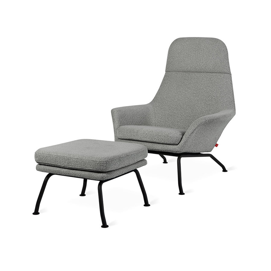 TALLINN CHAIR + OTTOMAN by Gus* Modern