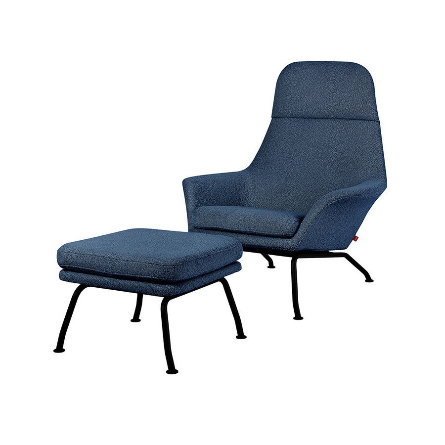 TALLINN CHAIR + OTTOMAN by Gus* Modern