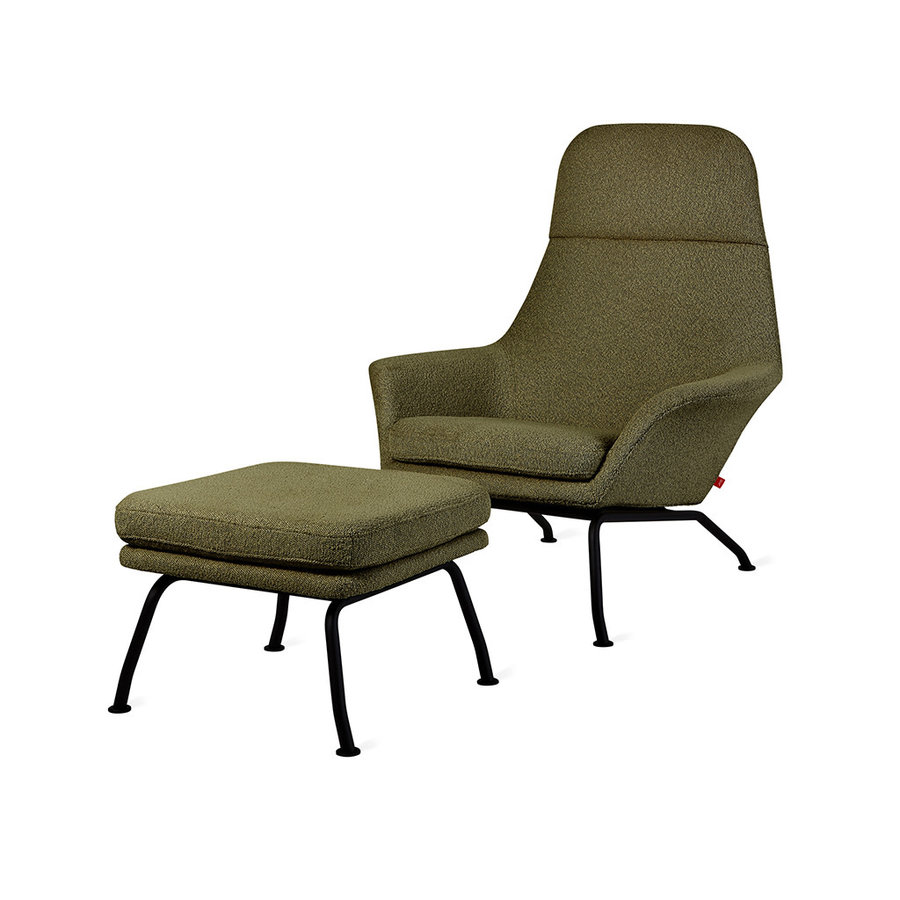 FAUTEUIL TALLINN + OTTOMAN par Gus* Modern