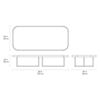 PORTER COFFEE TABLE RECTANGULAR by Gus* Modern