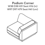 PODIUM CORNER by Gus* Modern