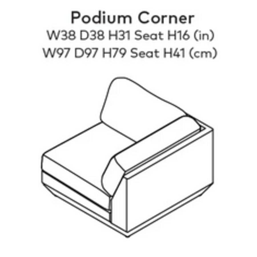 PODIUM CORNER by Gus* Modern