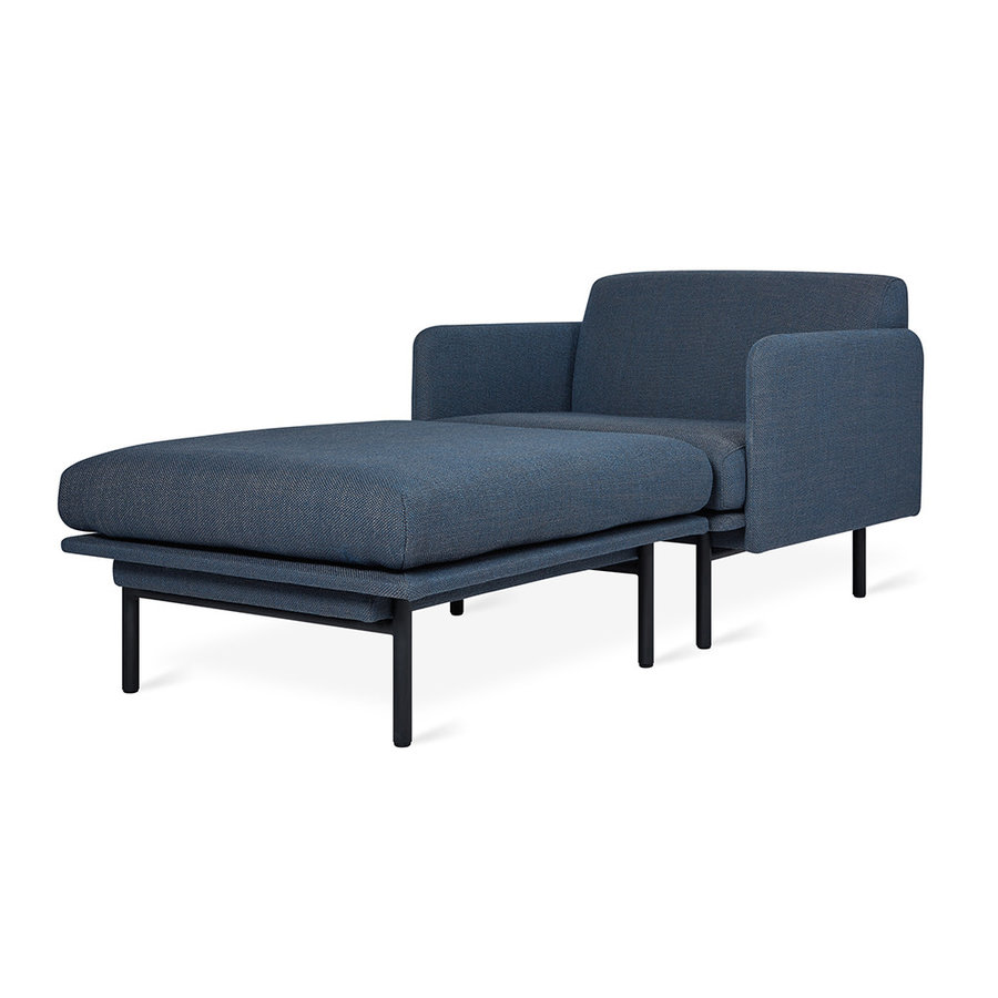 FAUTEUIL FOUNDRY + OTTOMAN TISSU par Gus* Modern