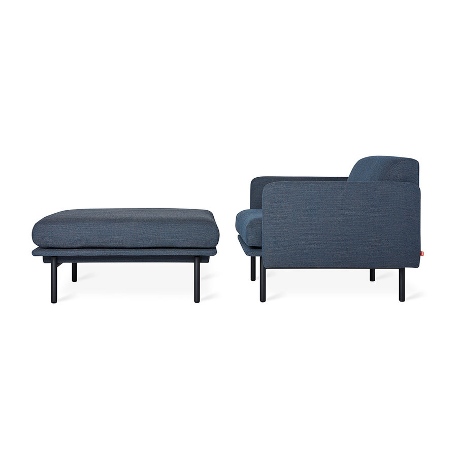 FOUNDRY ARMCHAIR + OTTOMAN FABRIC by Gus* Modern