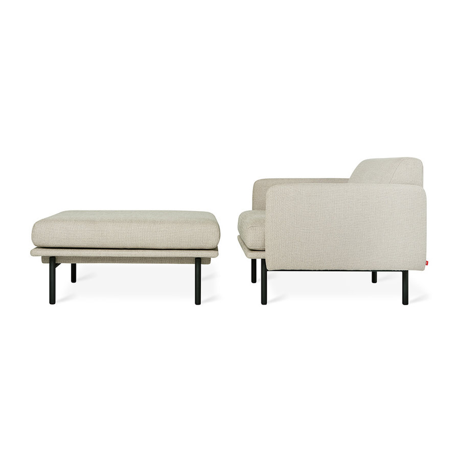 FOUNDRY ARMCHAIR + OTTOMAN FABRIC by Gus* Modern