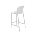 TABOURET COMPTOIR CLYDE BLANC