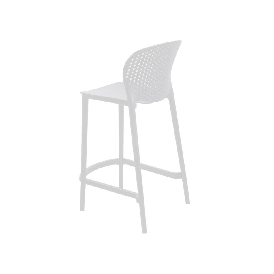 CLYDE COUNTER STOOL WHITE