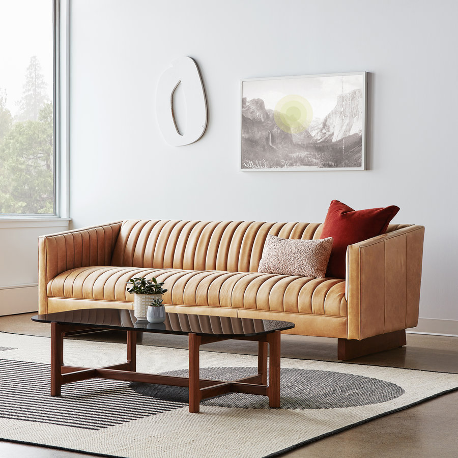 Wallace leather sofa by Gus* Modern