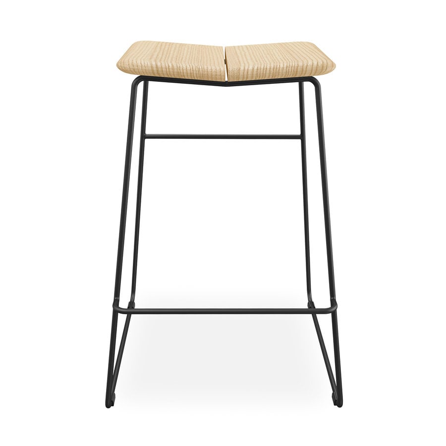 AERO BAR STOOL ASH/BLACK by Gus* Modern