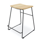 AERO COUNTER STOOL ASH/BLACK by Gus* Modern