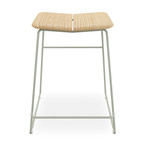 TABOURET COMPTOIR AERO FRÊNE/SAUGE par Gus* Modern