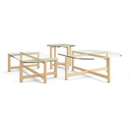 TABLE D'APPOINT QUARRY FRÊNE NATUREL  par Gus* Modern