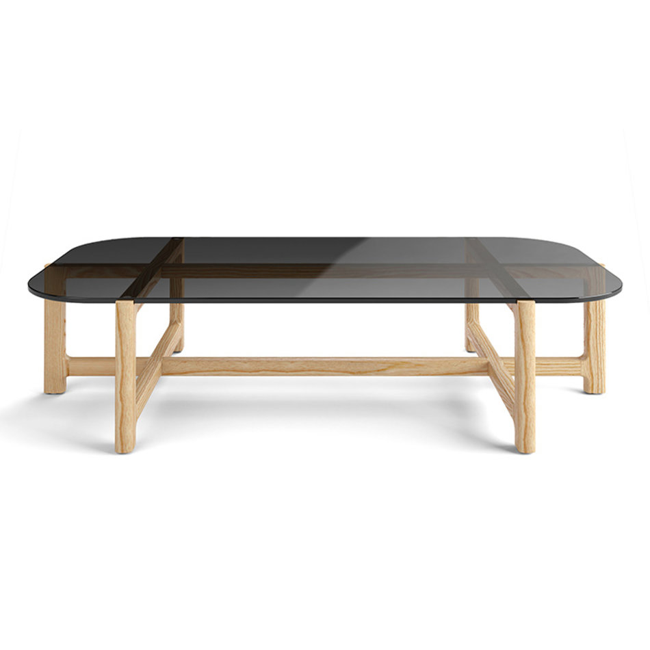 QUARRY COFFEE TABLE RECTANGULAR NATURAL ASH by Gus* Modern