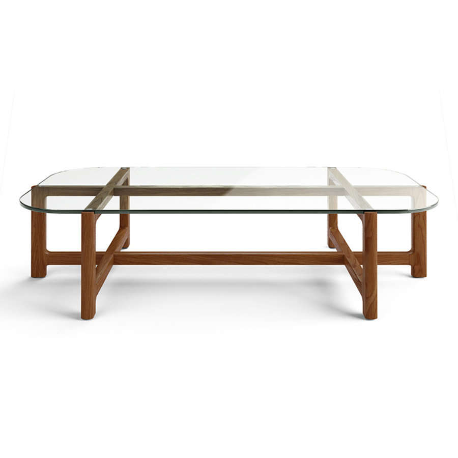 QUARRY COFFEE TABLE RECTANGULAR WALNUT by Gus* Modern