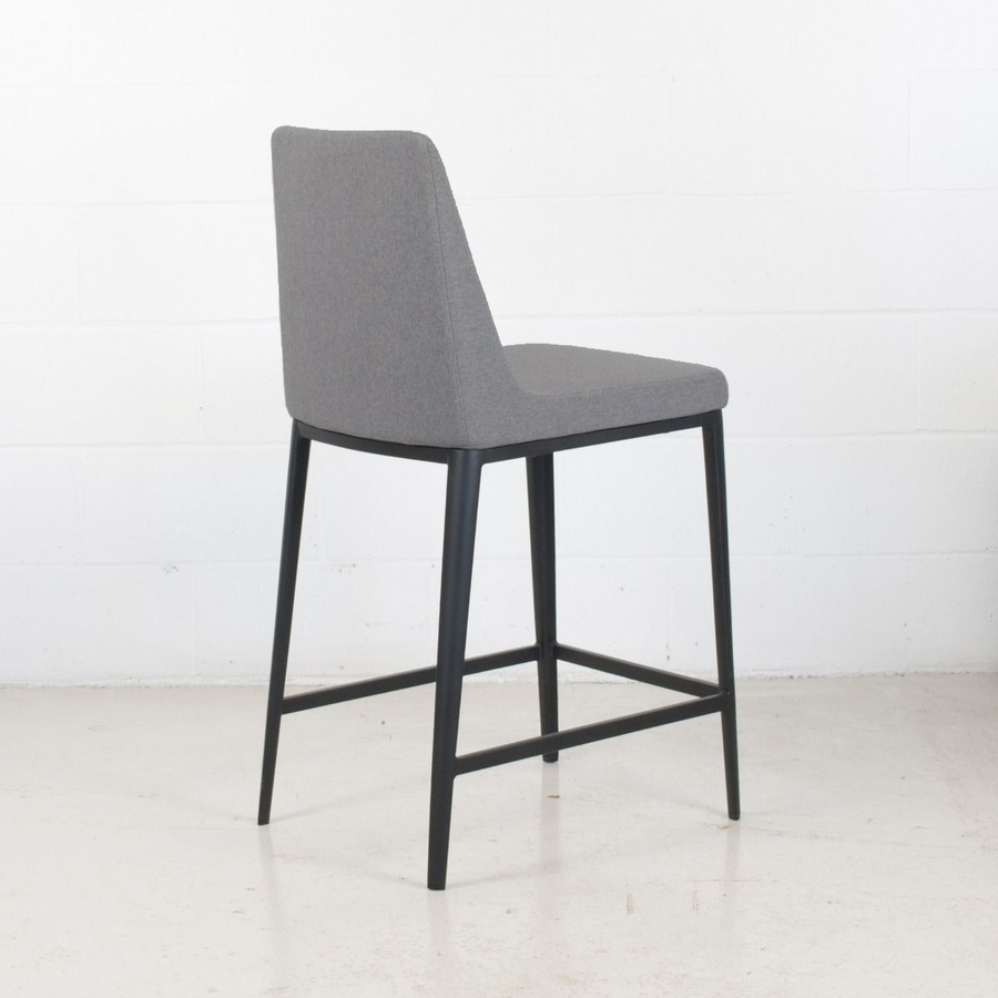 TABOURET COMPTOIR AVENUE GRIS CHAUD - BASE B