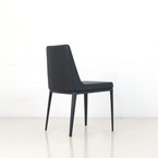 AVENUE CHAIR WITH BLACK SYNTHETIC LEATHER - BASE B