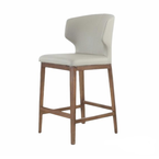 CABO COUNTER STOOL SYNTHETIC LEATHER TAUPE
