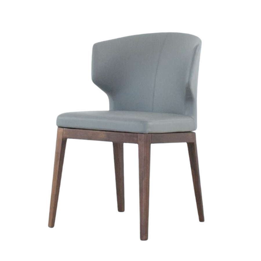 CABO CHAIR / SILVERSTONE SYNTHETIC LEATHER AND WOOB BASE
