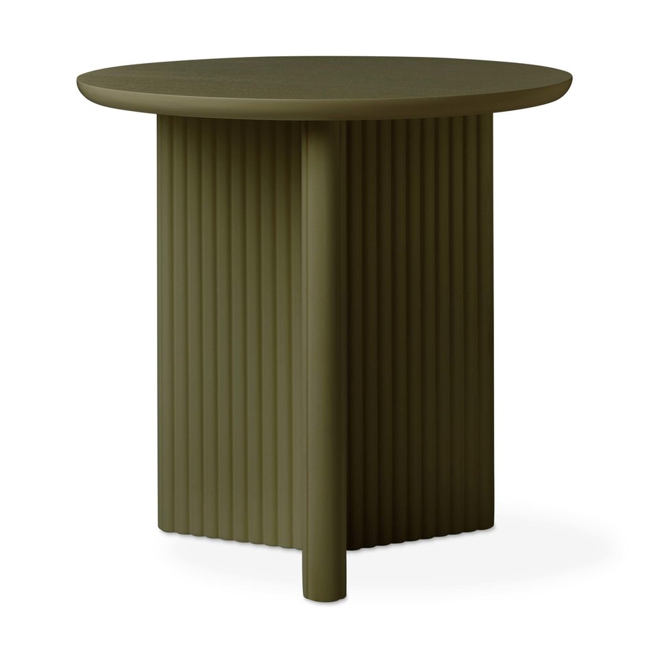 TABLE D'APPOINT ODEON OLIVE par Gus* Modern