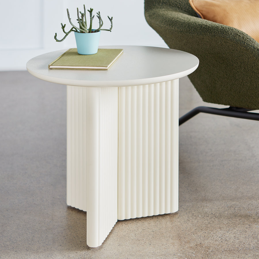 ODEON SIDE TABLE PEARL by Gus* Modern