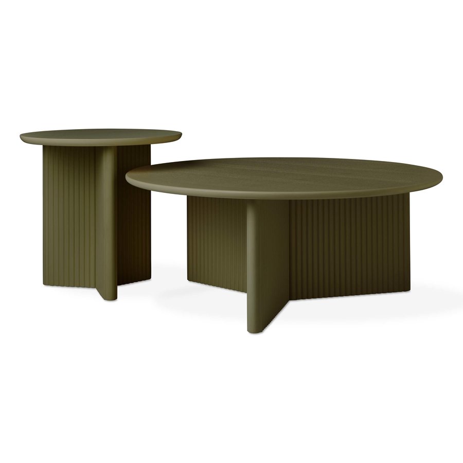 ODEON SIDE TABLE OLIVE by Gus* Modern