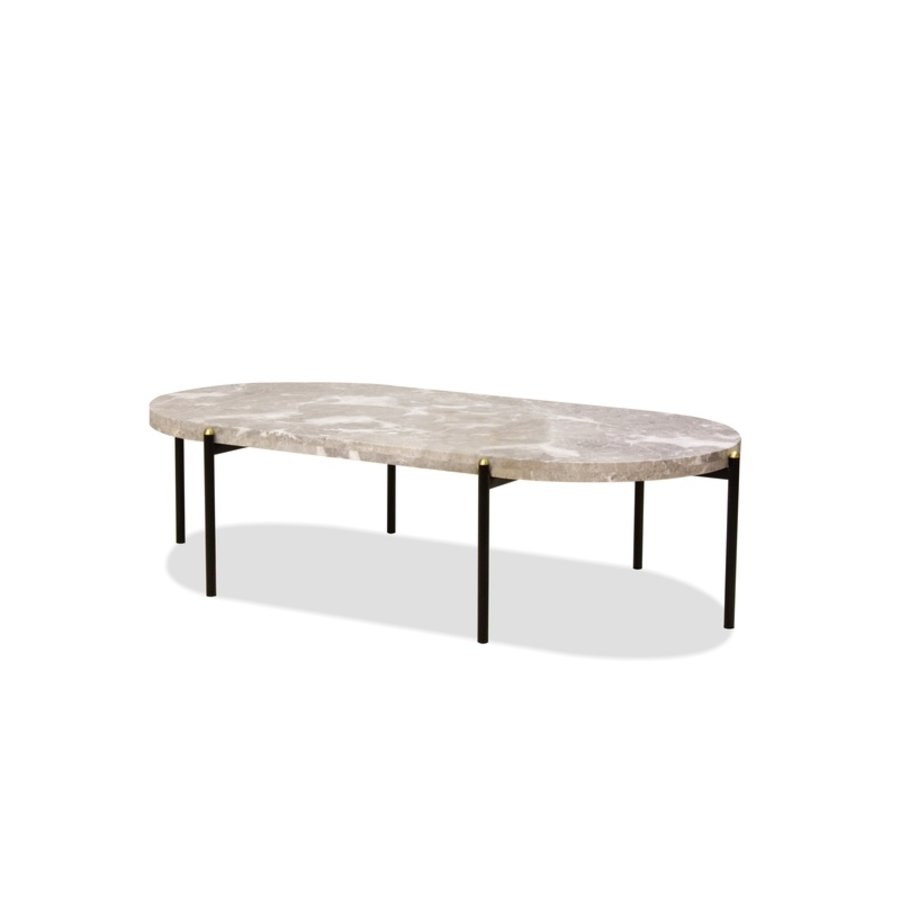 VELODROME COFFEE TABLE MARBLE AND REMOCABLE TRAY