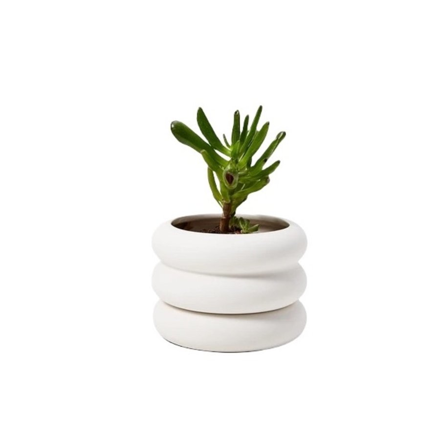 JARDINIÈRE STACKING PLANTER MINI BLANC