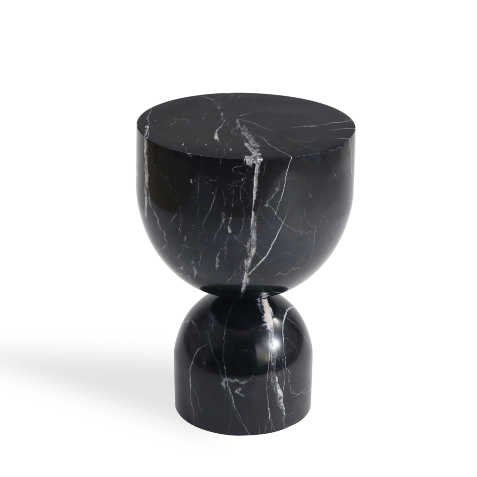 APOTHECARY SIDE TABLE BLACK LOW