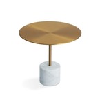 CIRCULO SIDE TABLE ANTIQUE BRASS LARGE