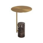 BUTLER SIDE TABLE ANTIQUE BRASS SMALL