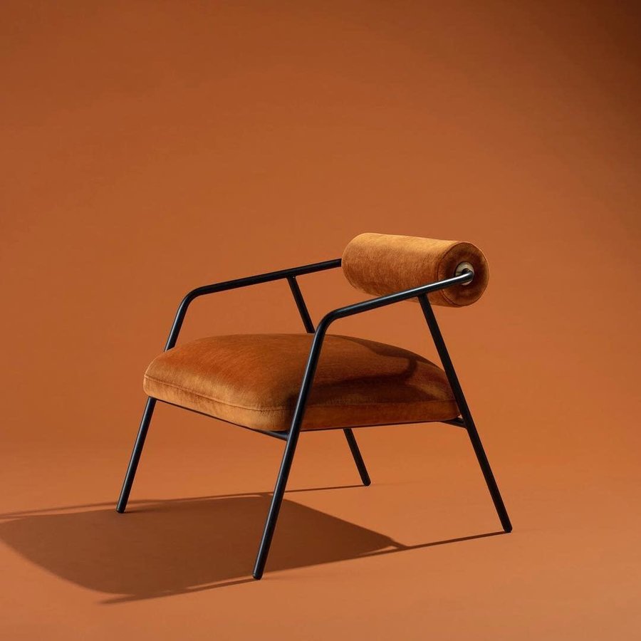 CYRUS ARMCHAIR RUST