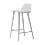 TABOURET COMPTOIR NOMA BLANC